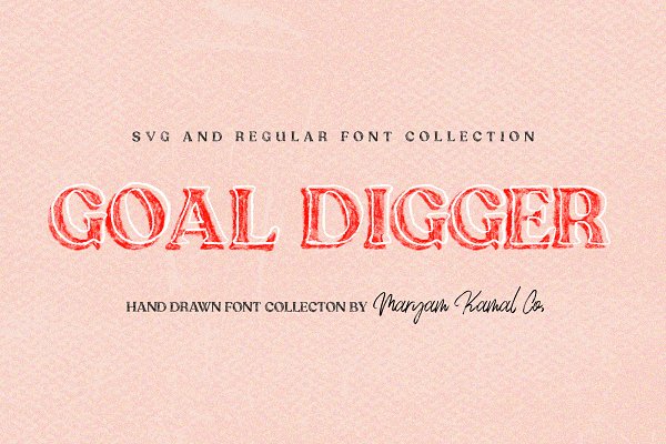 Download Goal Digger Font Collection