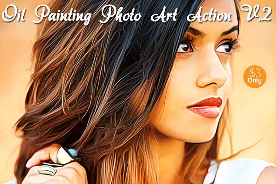 Download Oil Painting Photo Art Action V.2