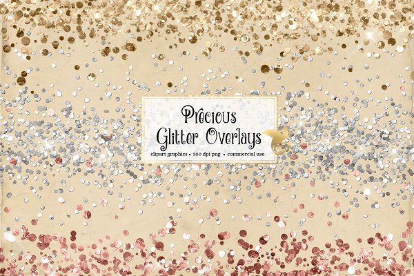 Download Precious Glitter Overlays
