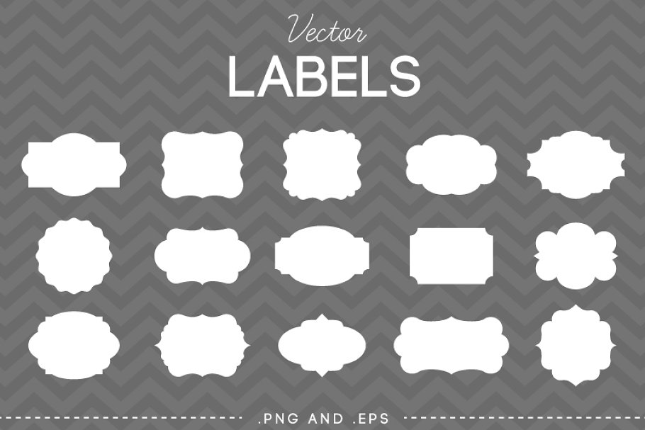 Download 15 Vector Vintage Labels