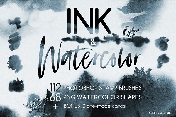 Download Ink & Watercolor Brushes