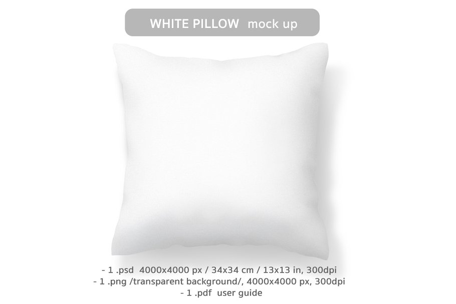Download White Pillow MOCK UP