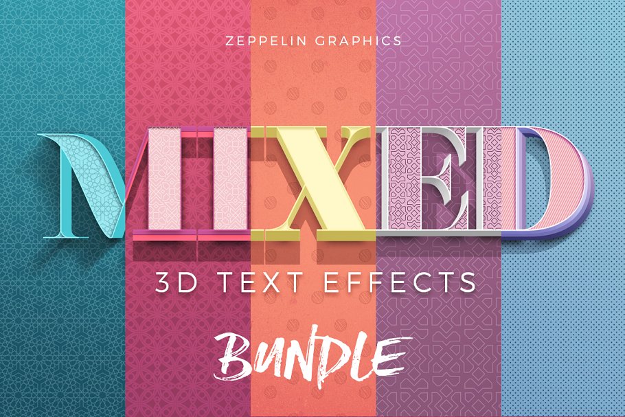 Download 3D Text Effects Bundle Vol.3