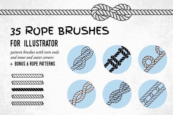 Download 35 Rope brushes & 6 patterns