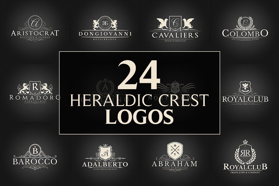 Download 24 Crest Logos Bundle Vol.2