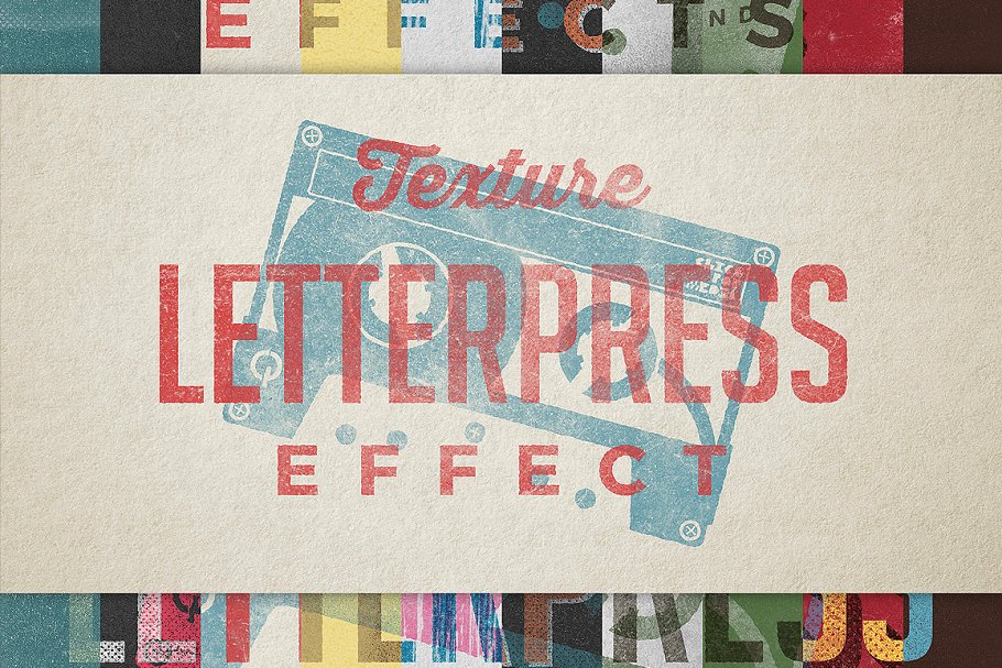 Download Vintage Letterpress Texture Effects