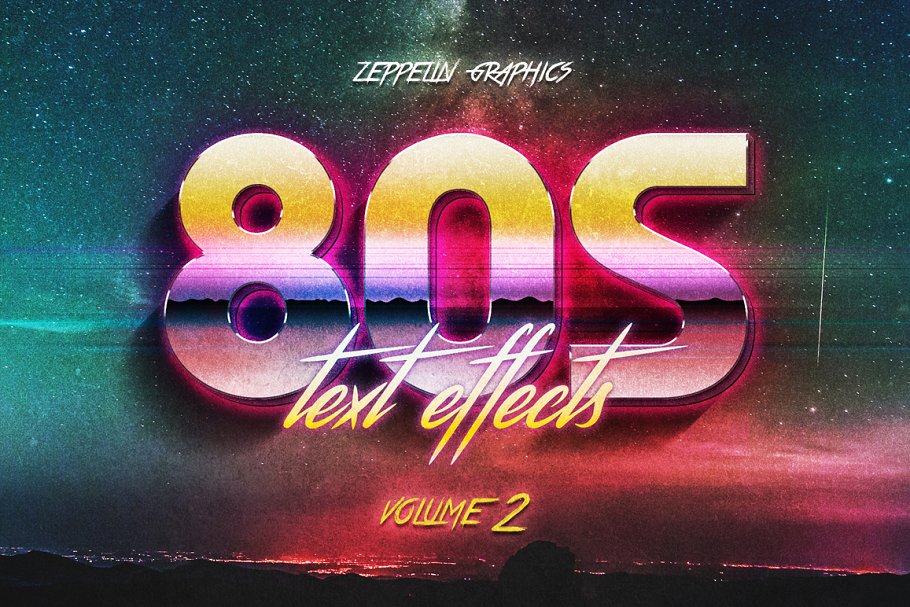 Download 80s Text Effects Vol.2