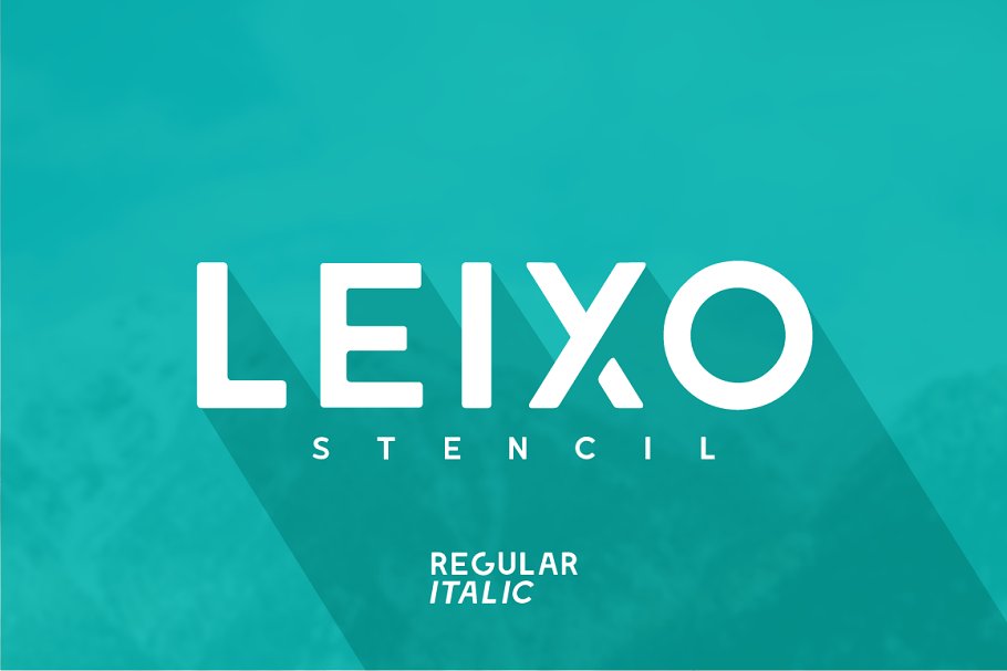 Download Leixo Stencil [Regular]
