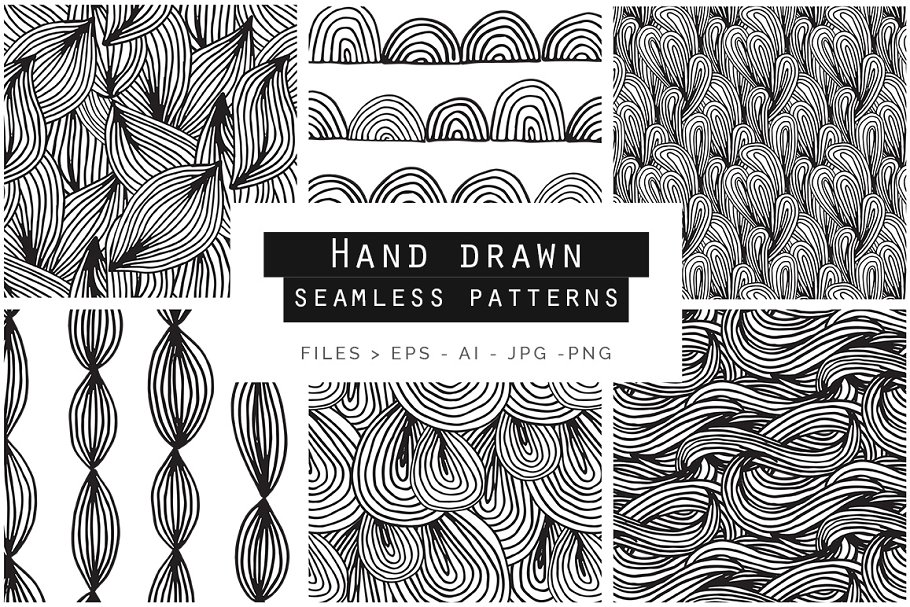 Download Hand Drawn Doodle Patterns