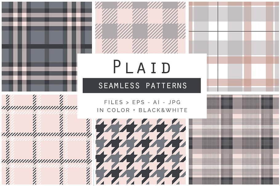 Download Plaid Seamless Patterns