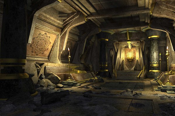Download Golden dungeon 3dsmax Environment