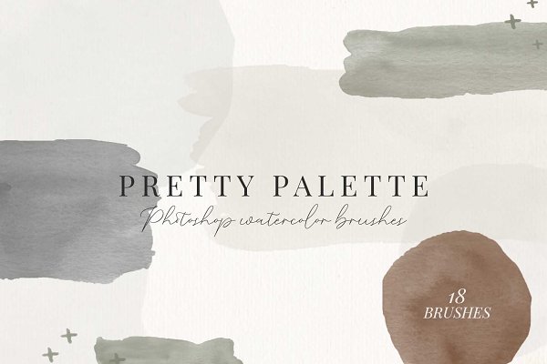 Download Pretty Palette PS Watercolor Brushes
