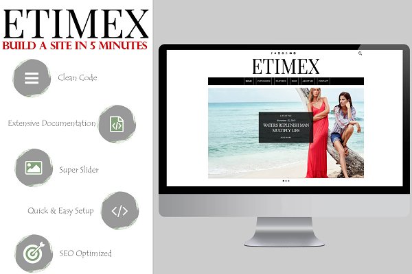 Download Etimex Personal Blog WordPress Theme