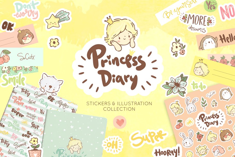 Download Princess Diary - stickers collection