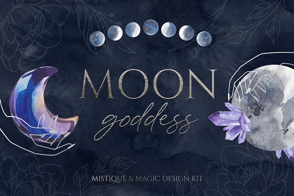 Download MOON GODDESS magic design kit