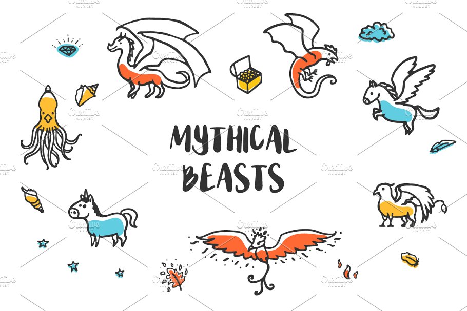 Download Mythical beasts collection