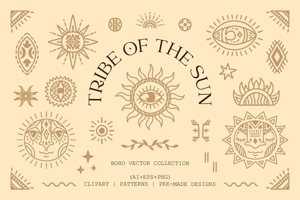 Download Tribe of the Sun. Boho collection