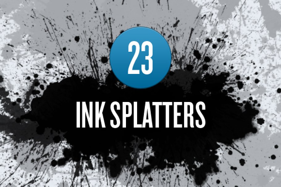 Download Ink Splatter Photoshop Brushes
