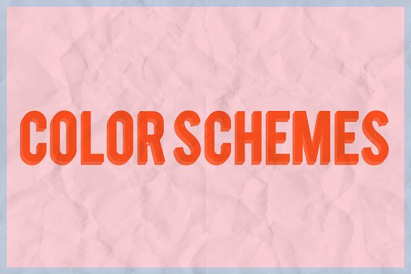 Download 20 Color Schemes for Adobe Photoshop