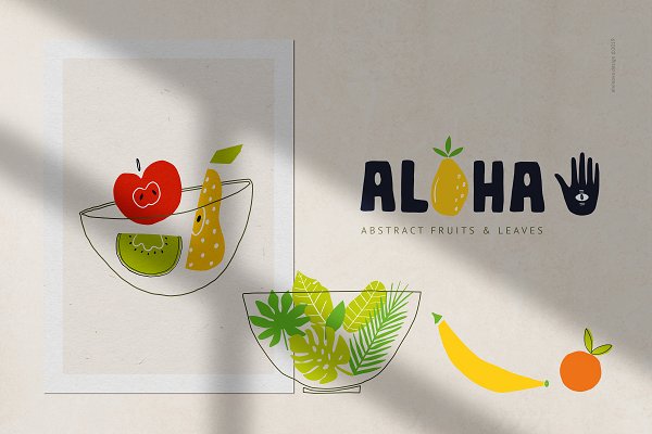 Download Aloha! Abstract Fruits