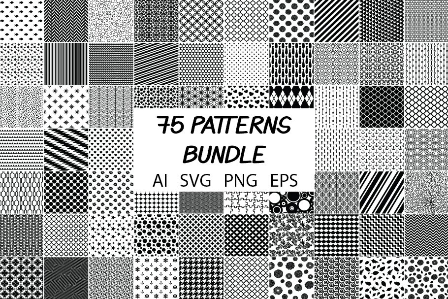 Download 75 Patterns SVG Bundle