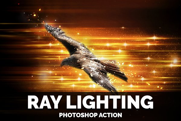 Download Ray Lighting photoshop action