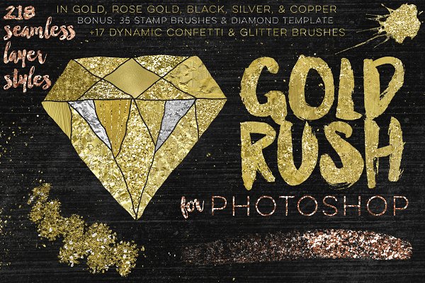 Download Gold Rush For Photoshop