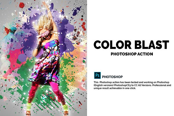 Download Color Blast Photoshop Action