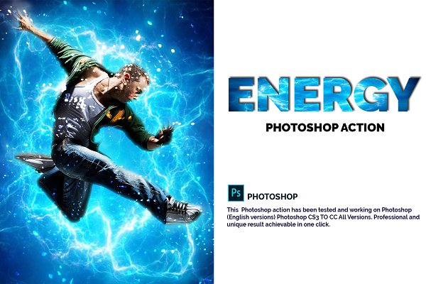Download Energy Photoshop Action