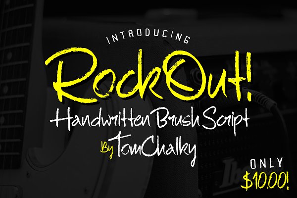 Download RockOut! Script + Bonus Font