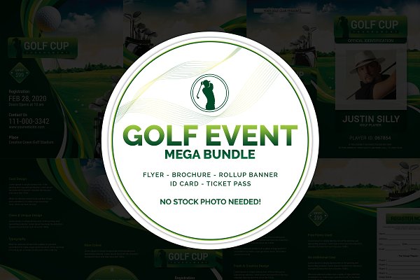 Download Golf Event Mega Template Bundle