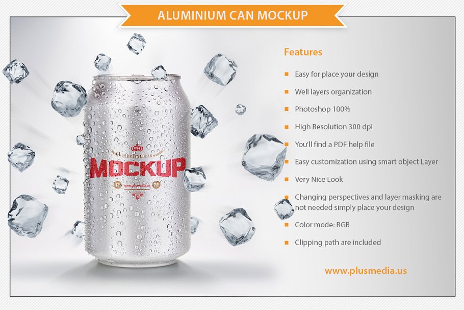 Download Aluminium Can Mockup