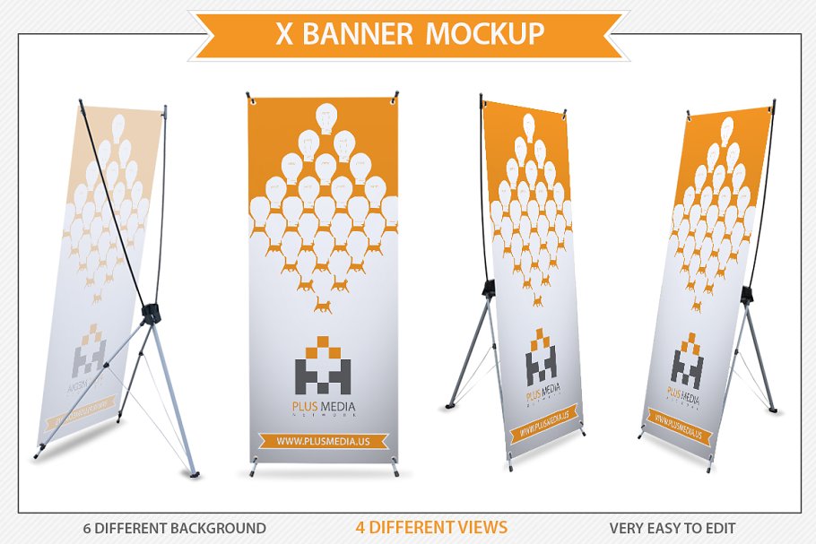 Download X Banner Mockup
