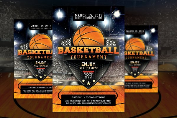 Download Basketball Madness Flyer Poster PSD
