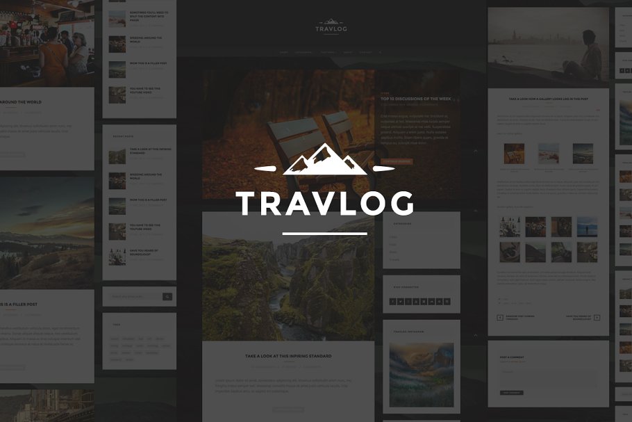 Download Travlog - A Traveler Blogging Theme