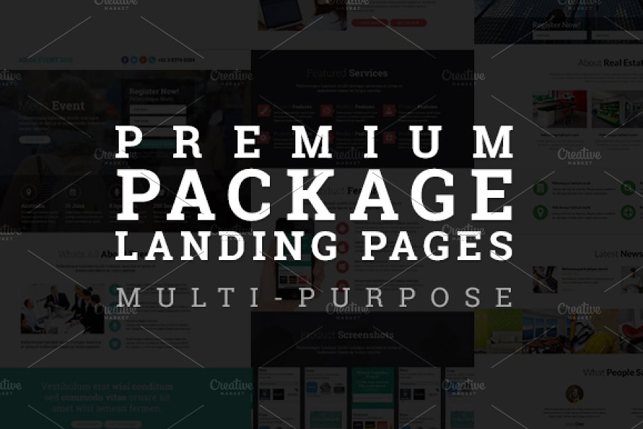 Download Premium Responsive Landing Pages