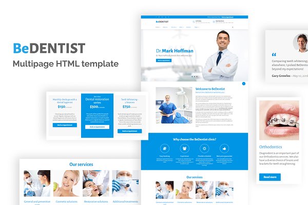 Download BeDentist - Dental Clinic HTML