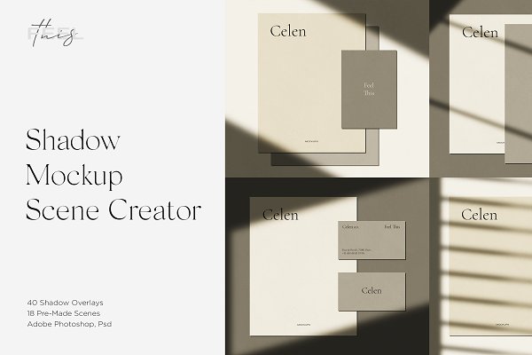 Download Celen Shadow Mockup Scene Creator