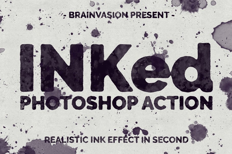Download INKed - Photoshop Action