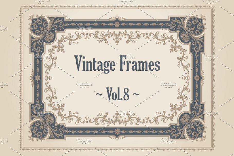 Download 24 Vintage Frames. Vol.8