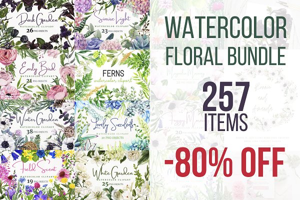 Download Floral Watercolor Bundle
