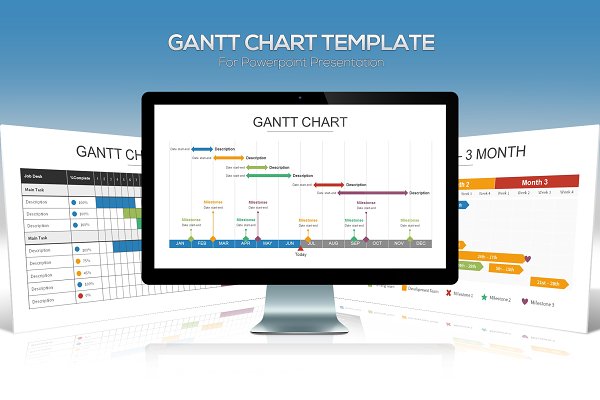 Download Gantt Chart Powerpoint Template