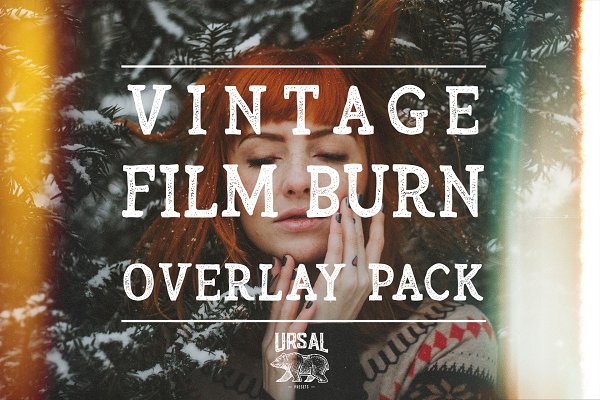 Download Vintage Film Burn Overlay Pack