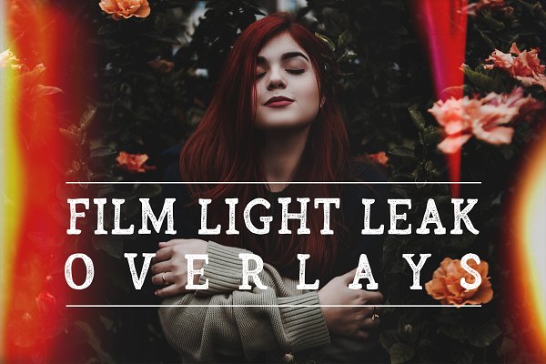 Download 40 Vintage Film Light Leak Overlays