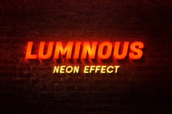 Download Luminous Neon Text Effect