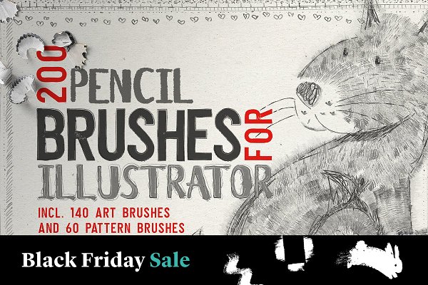 Download Pencil Brushes for Illustrator