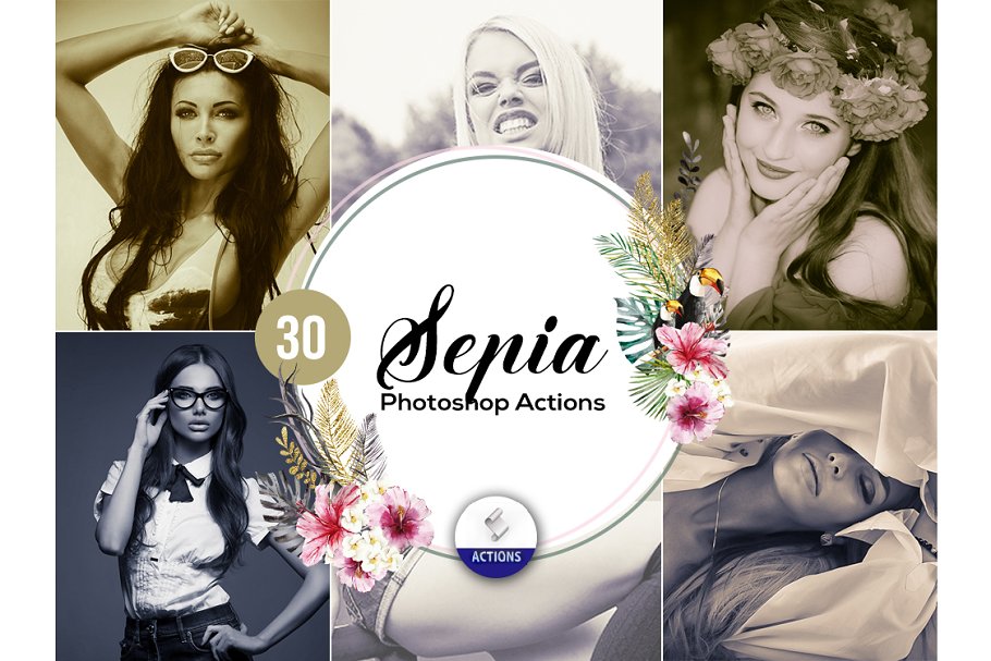Download 30 Sepia Photoshop Actions