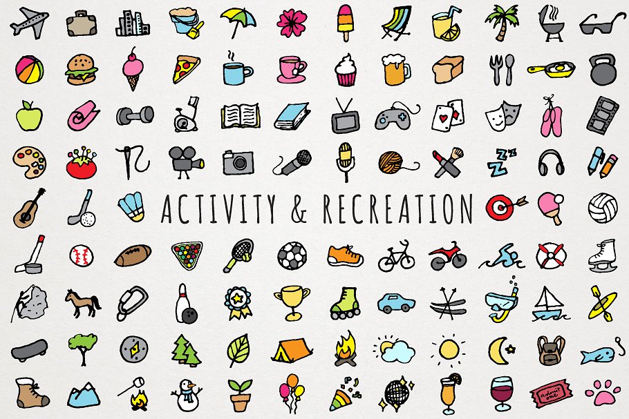 Download Activity & Recreation Icons Clipart