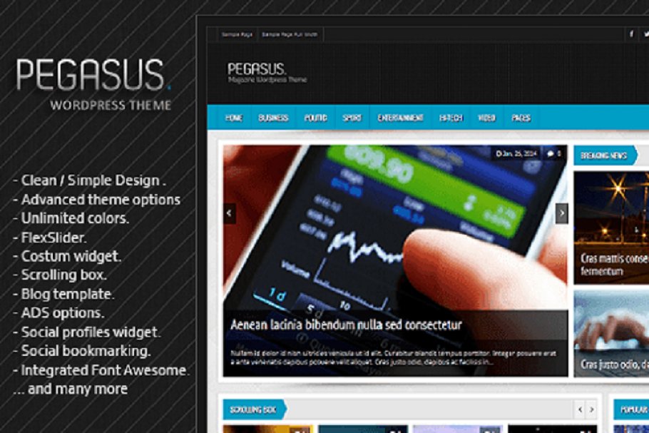 Download Pegasus - WordPress Theme