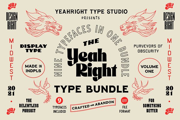 Download The Yeahright Type Bundle Vol 1